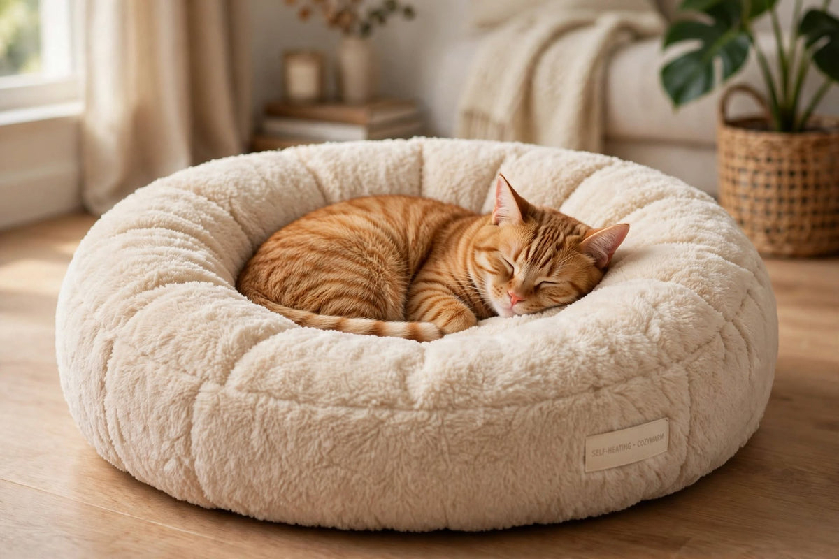 Cuccia Calda ZampaMia - Lettino Auto-Riscaldante per Cani e Gatti (Senza Corrente)