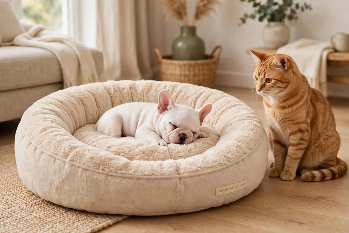 Cuccia Calda ZampaMia - Lettino Auto-Riscaldante per Cani e Gatti (Senza Corrente)